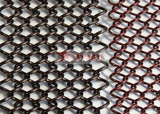 室内装飾のためのアルミニウム ステンレス鋼の銅の金属のコイルの飾り布の網