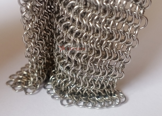 部屋のカーテンのための溶接ステンレス鋼Chainmailの金網0.53mm x 3.81mm