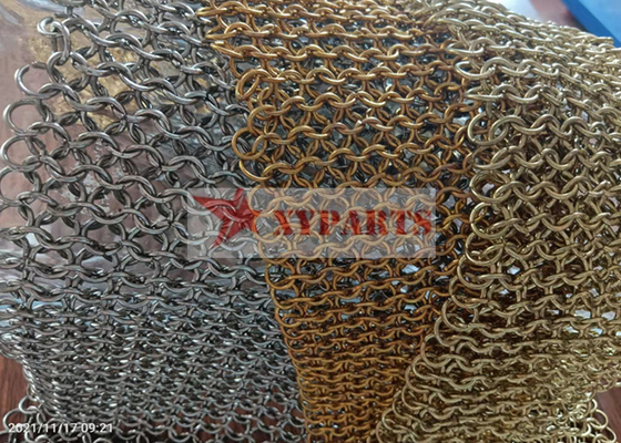 炭素鋼の金属の飾り布ショッピング モールの装飾のための円形リング網
