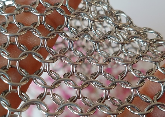 304ステンレス鋼内部を分けるための溶接されたリング網のカーテン