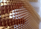 建築装飾に使用する陽極酸化されたアルミニウム コイルの金属の網のカーテンの金色