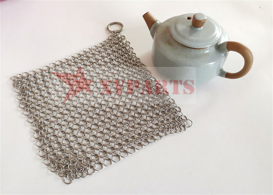 SUS316はChainmailの鋳鉄鍋のスクラバーの食品等級を鳴らす