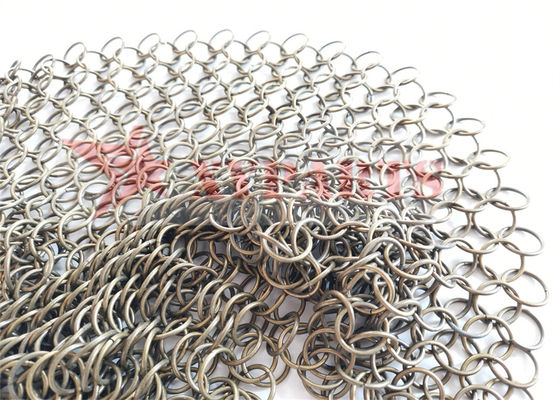 部屋の仕切りのための建築構造のChainMailリングメッシュ