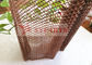 10mm Foldabilityの舞台の背景のための青銅色の建築コイル ワイヤー カーテン