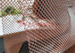 建築壁のクラッディングのためのリンク タイプ装飾的な金属線の網のカーテン