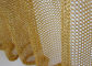 チェーン・メールの織り方の円形リングは軽い仕切りのための網のカーテンのインテリア・デザインに金属をかぶせる