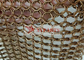 1.5 MMワイヤー直径の銅背景の装飾のためのチェーン編みこみのリング網