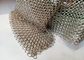 ステンレス鋼溶接されたリング金属の網のカーテンの保証0.53mm x 3.81mm