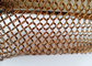 銅はチェーン・メールの網のカーテン1.0x8mmのステンレス鋼をめっきした