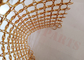 金色1.5x15mm Chainmailのメッシュ生地のカーテンのインテリア・デザインのステンレス鋼