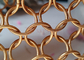 金色のステンレス鋼建築の設計のための装飾的なリング網のカーテン
