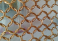 12mmの注文の金属の網のチェーン・メールのカーテンのステンレス鋼の金色